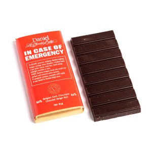 In Case of Emergency Chocolate Bar-Dark, 85g