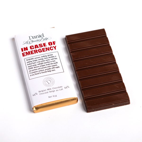 In Case of Emergency Chocolate Bar-Milk, 85g
