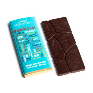 Daniel Chocolates-Thank You Chocolate Bar Dark, 30g
