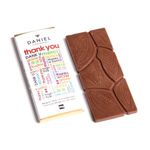 Daniel Chocolates Thank You Chocolate Bar Milk, 30g