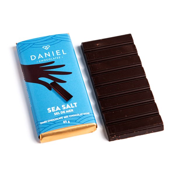Daniel Chocolates_Sea Salt Dark Chocolate Bar, 85g