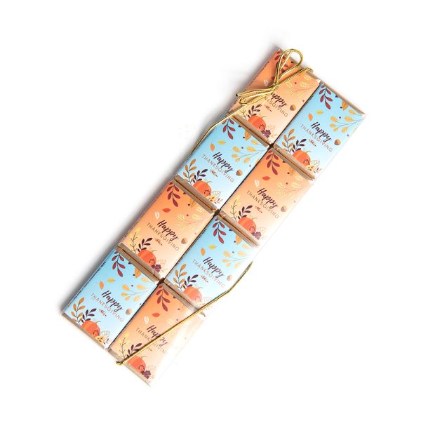 Thanksgiving Mini Chocolate Bars, 8 pc