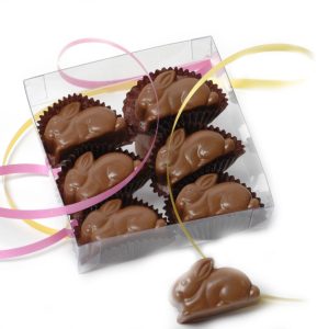 Daniel Chocolates Peanut Butter Chocolate Bunny Box, 12 pcs – 120g