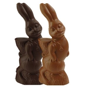 Daniel Chocolates Cleo, Chocolate Bunny, 17cm 125g only Chocolate