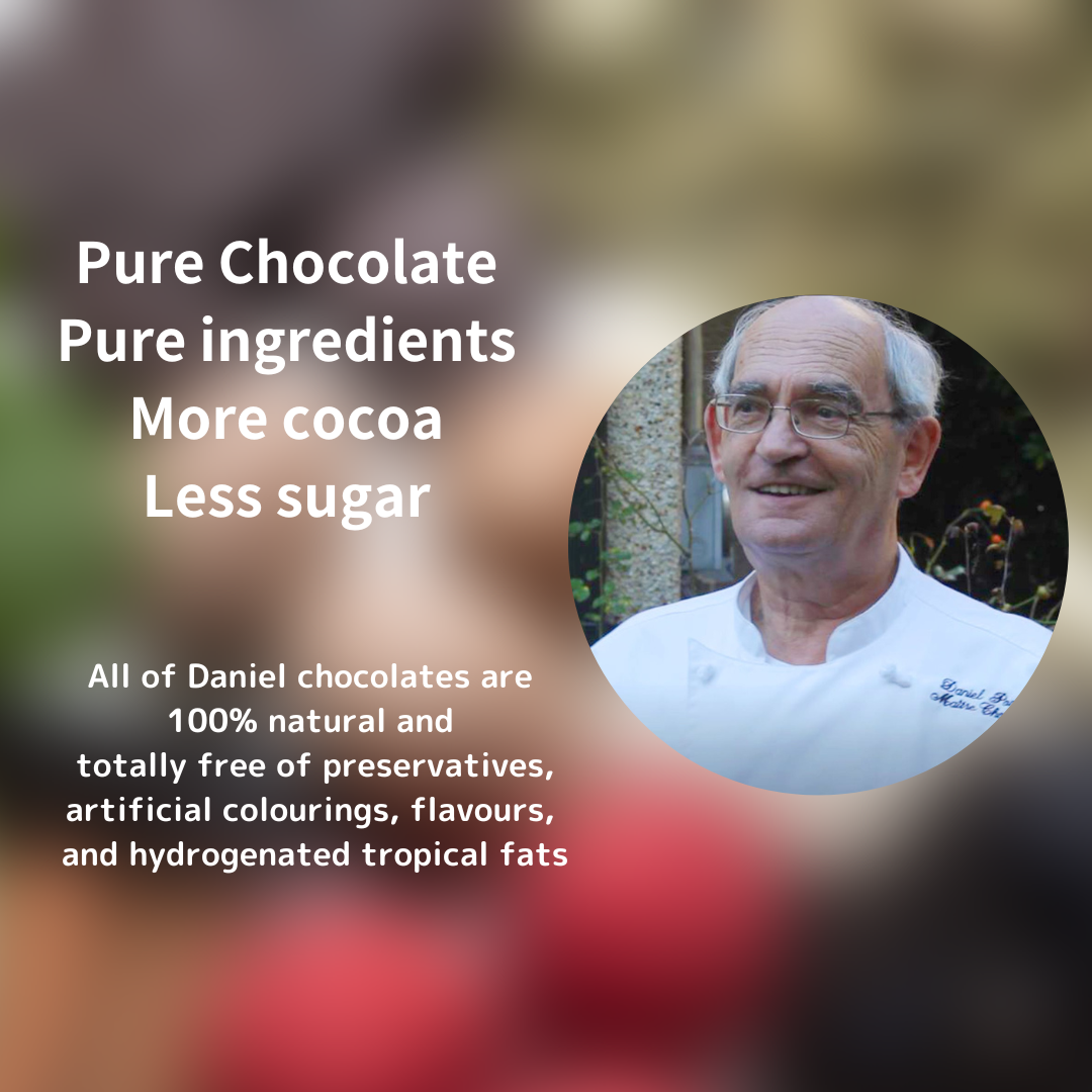 Pure Chocolate Pure ingredients More cocoa Less sugar