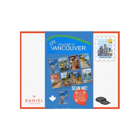 Daniel Chocolates Oh Canada-2023 Iconic Vancouver Box of 16pcs 9g