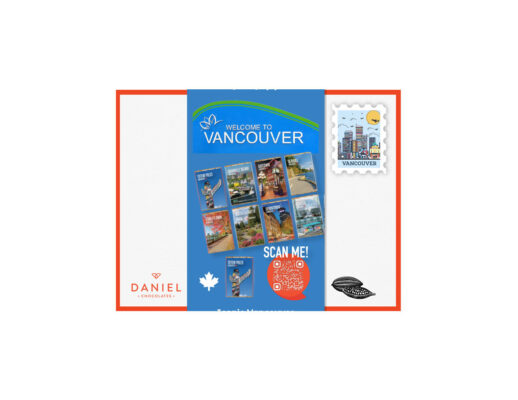 Daniel Chocolates Oh Canada-2023 Iconic Vancouver Box of 16pcs 9g