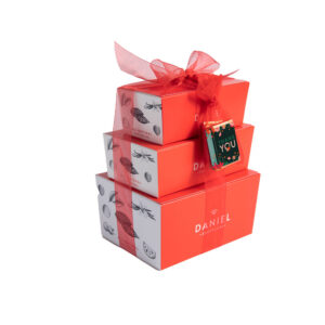 3-tier Chocolate Gift Tower, 100pc - Thank you
