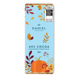 Alternative view of Thanksgiving "Fall Cheers" Chocolate Bar, 30g