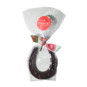 Horse shoe "Goodluck", dark chocolate
